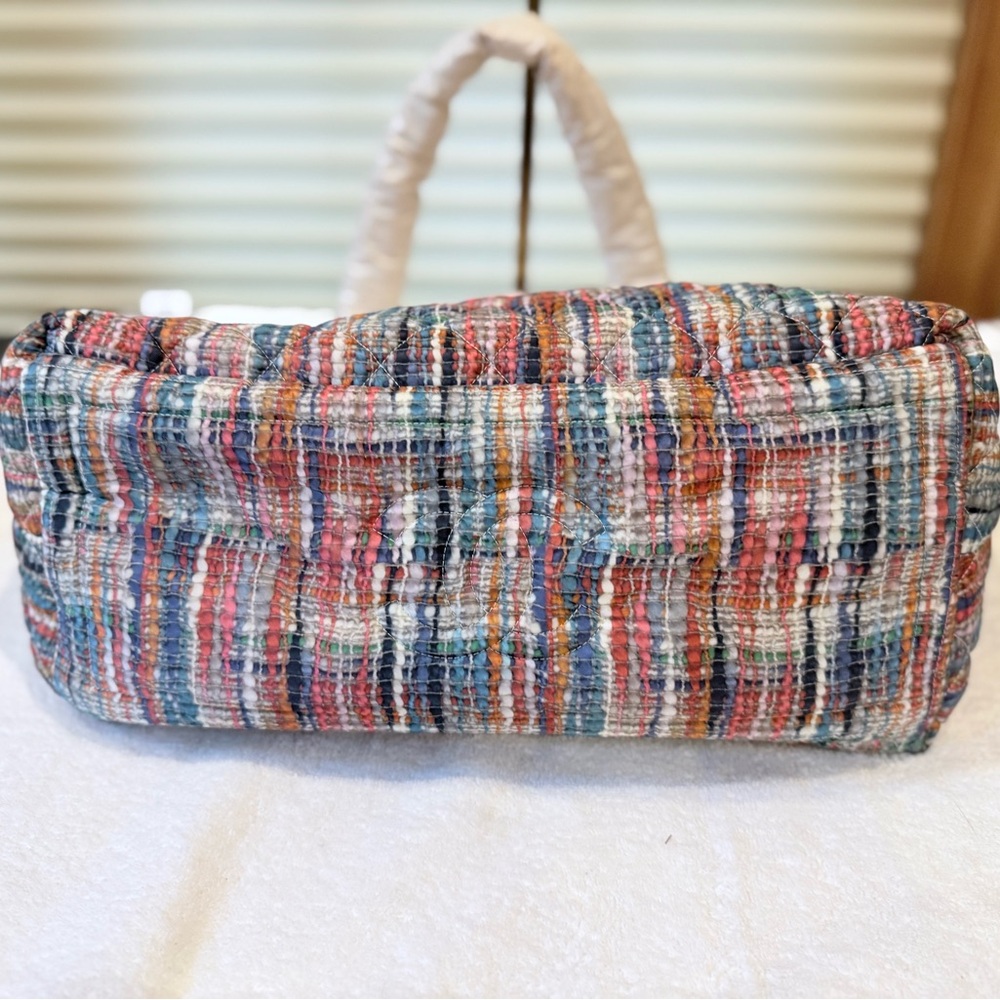 Chanel coco cocoon Multicolor Nylon tweed shoulder Bag - Picture 5 of 13